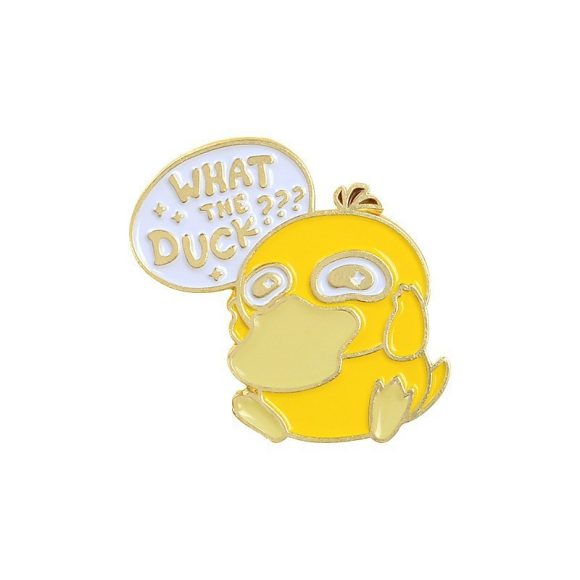 Flame Frog Small Yellow Duck Frog Shape Irregular Alloy Brooch - Image 7