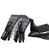 Ladies' Mesh Sleeve Cover Black Flying Polka Dot Tulle Gloves - Image 5