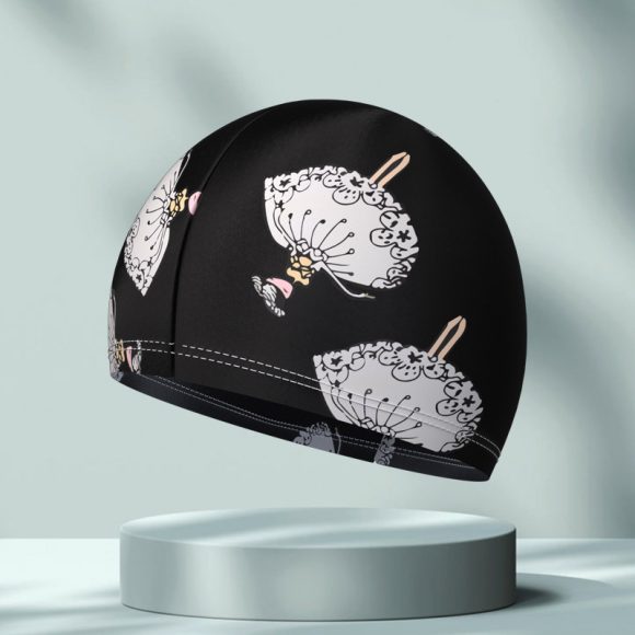 Simple Printing High Elastic Comfortable Swimming Cap - Image 2