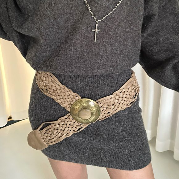 Bohemian Wide Woven Belt Women - Image 3