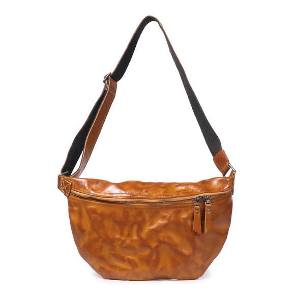 Retro Men's Bag Skull Skin Outdoor Cycling Crossbody Bag - Image 5