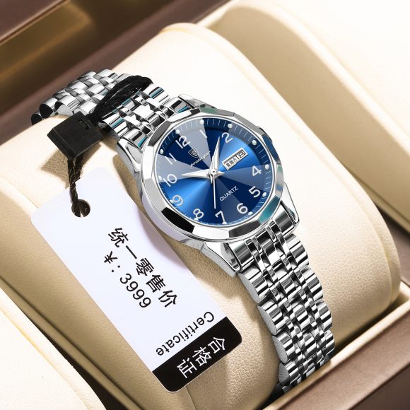 Women's Waterproof Double Calendar Watch - Image 3