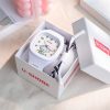 Cute Silicone Trendy Luminous Sports Student Square Good-looking Watch - Image 6