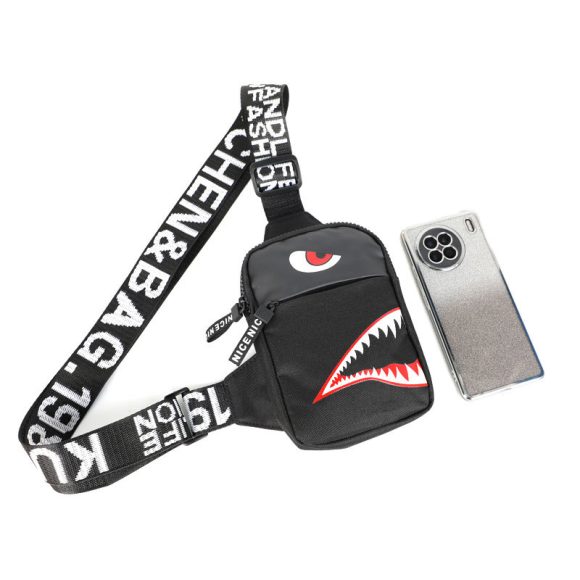 Men's Outdoor Travel Color Graffiti Shoulder Bag - Image 3