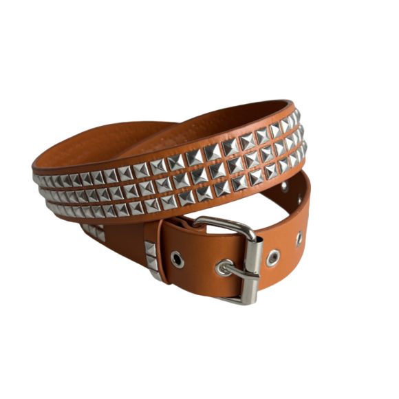 Women's Square Bead Rivet Belt Waist Belt - Image 7