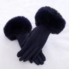 Thermal Touch Screen Fleece-lined Thick Suede Gloves - Image 7
