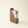 Single Barrel Wooden Study Storage Box Vertical Desktop File Organize Fantastic