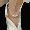 Brushed Multi-layer Necklace Clavicle Chain