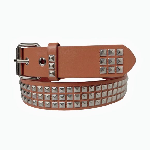 Women's Square Bead Rivet Belt Waist Belt - Image 2