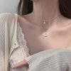 Asterism Moon Double-layer Necklace For Women - Image 3