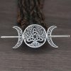 Female Viking Barrettes Animal Alloy Crescent Cloud - Image 5