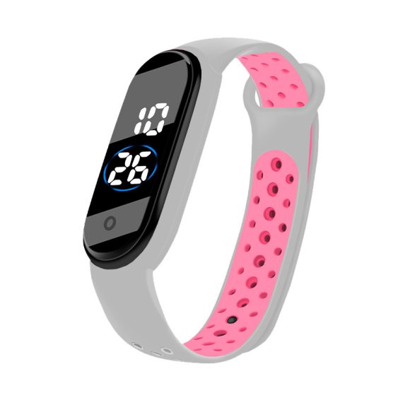 Waterproof Student Two-color Sports Bracelet Watch - Image 4