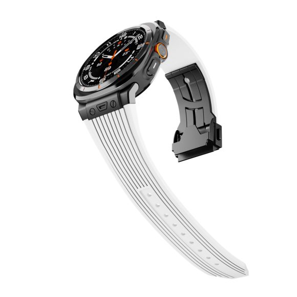 Silicone Alloy Head Grain Watch Strap - Image 5