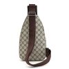 New Contrast Color PU Soft Leather Casual Chest Bag Men And Women Crossbody Tide Travel Fashion Small Backpack - Image 3