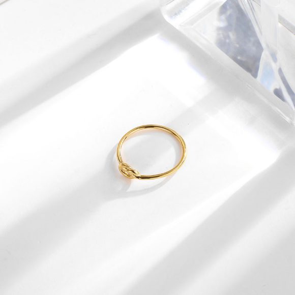 Simple Bends And Hitches Titanium Steel Ring Light Luxury Personality - Image 5