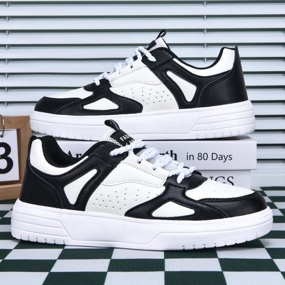 Classic Low-top White Couple Casual Students' Skateboard Shoes - Image 6