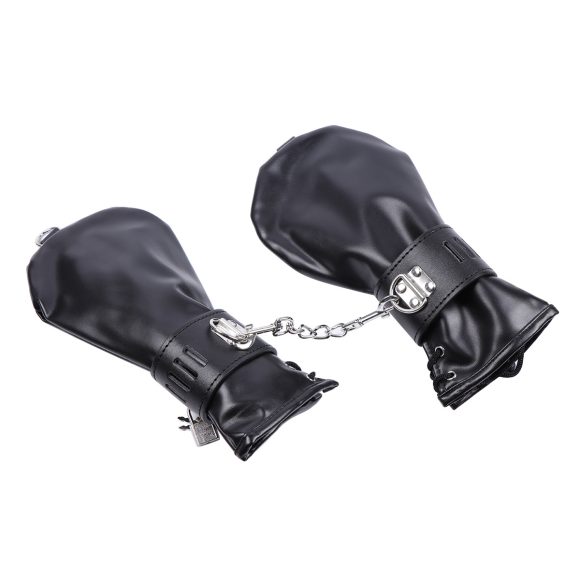 Creative Solid Color Casual PU Gloves Suit - Image 6