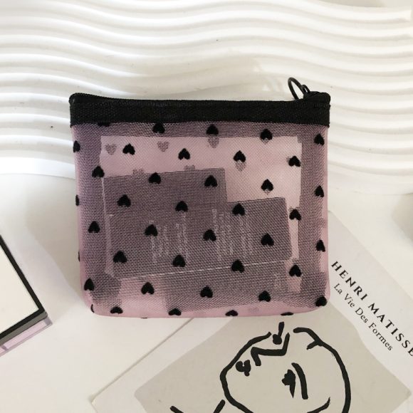 Love Cosmetic Bag Portable Large Capacity Mesh Storage Bag - Image 9