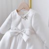Korean Style Women's Baby Dress White Classic Style Two-piece Set - Image 5