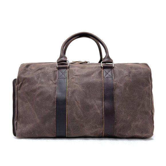 Men's One-shoulder Portable Training Dry Wet Separation Swimming Large Capacity Canvas Luggage Travel Bag - Image 7
