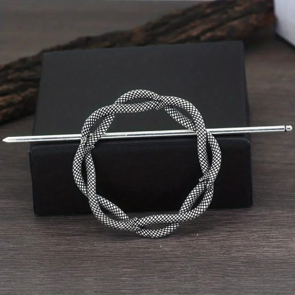 Female Viking Barrettes Animal Alloy Crescent Cloud - Image 9