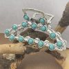 Artistic Retro Turquoise Classic Women's Back Head Hair Claw - Image 5