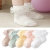 Fashion Individual Breathable Lace Girls' Socks - Image 3