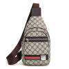 New Contrast Color PU Soft Leather Casual Chest Bag Men And Women Crossbody Tide Travel Fashion Small Backpack - Image 9