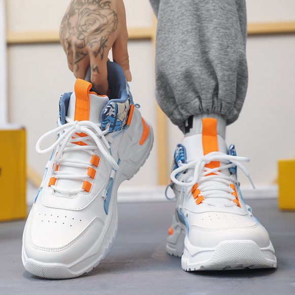 Men's Sports Versatile Height Increasing Insole Casual Running Shoes - Image 4