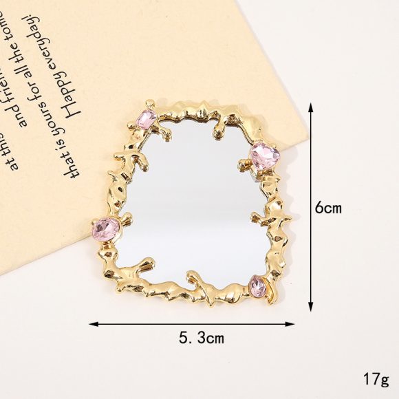 Liquid Fluid Water Drop Heart Shape Mirror Accessories - Image 8
