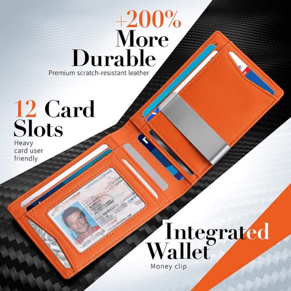 New Men's Ultra-thin Wallet Simple 12 Cards - Image 5