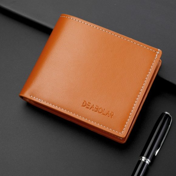 Leisure Two Fold Short Horizontal Men's Wallet - Image 8