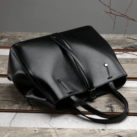 Luxury Retro Women's Hand-carrying Solid Color Simple - Image 4