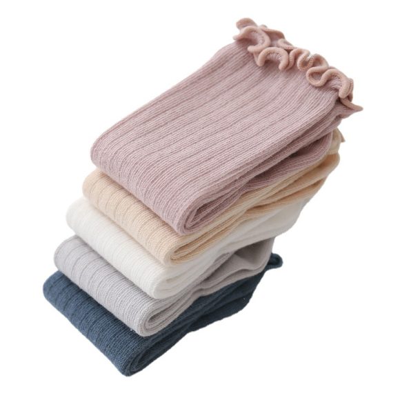 Children's Wooden Ear Over The Knee Mid-calf Length And Knee High Socks - Image 10