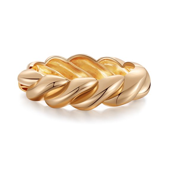 Female Twist Design Croissant Thread Creative Bracelet - Image 5
