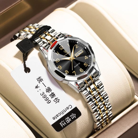 Women's Waterproof Double Calendar Watch - Image 5