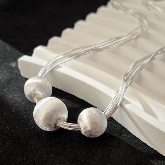 Brushed Multi-layer Necklace Clavicle Chain - Image 7