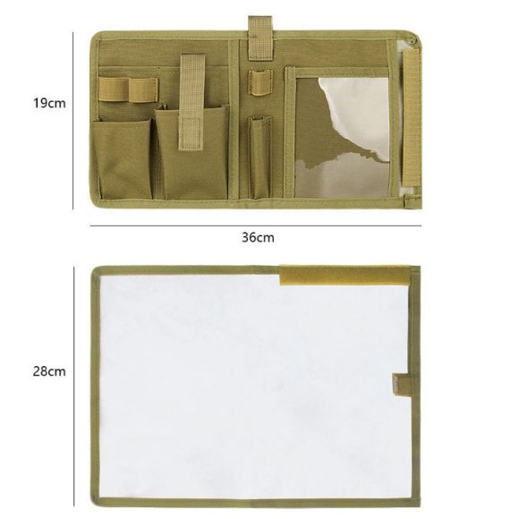 Nylon Waterproof Map Pocket Diary Pencil Case Outdoor Camouflage Oxford Cloth - Image 3