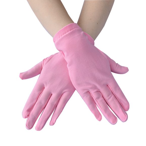 Spring And Autumn New Women's Hand Guard Milk Silk Satin Stretch Gloves - Image 7