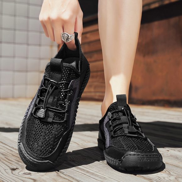 Breathable Mesh Surface Shoes Men's Sports Casual Shoes - Image 5