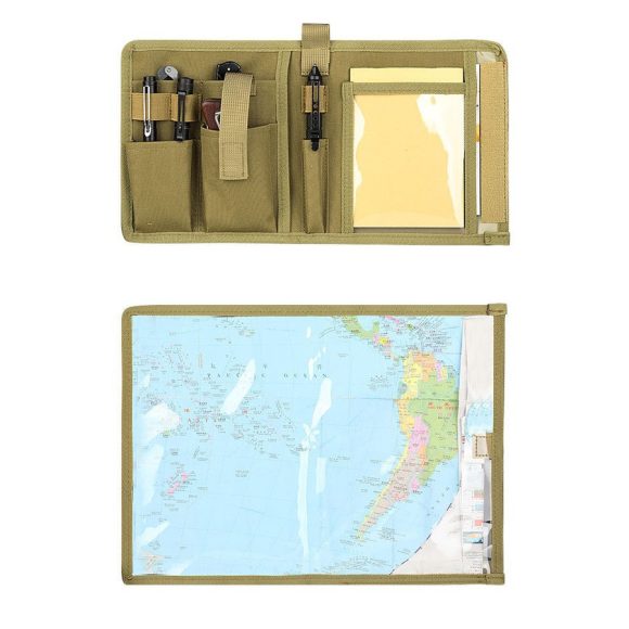 Nylon Waterproof Map Pocket Diary Pencil Case Outdoor Camouflage Oxford Cloth - Image 5