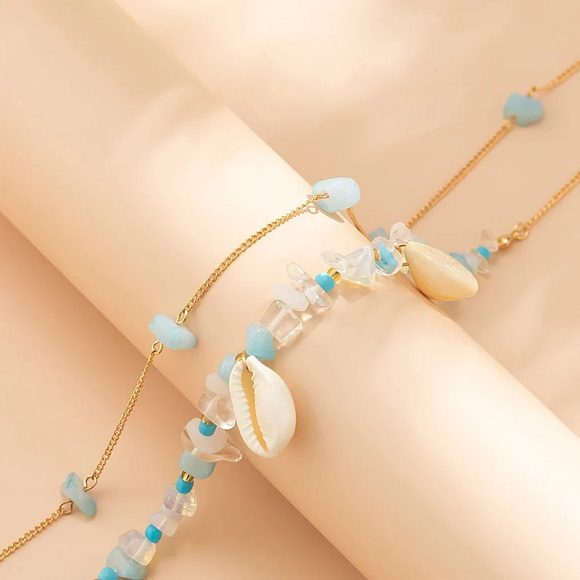 Summer Beach Sexy Irregular Gravel Pendant Waist Chain - Image 4