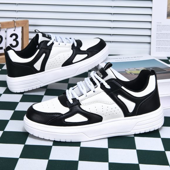 Classic Low-top White Couple Casual Students' Skateboard Shoes - Image 3