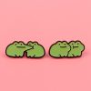 Frog Cartoon Creative Brooch Badge Clothing Backpack Ornament
