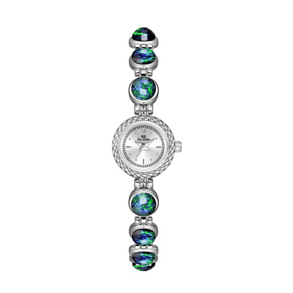 National Style Mid-ancient Light Luxury Malachite Bracelet Watch - Image 7