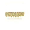 Hip Hop Tooth Socket Copper Zircon Micro British Real Gold Non-fading Tooth Decoration - Image 2