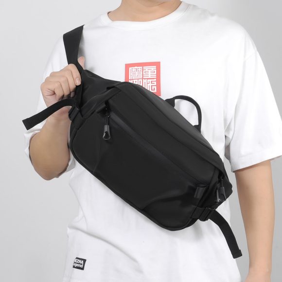 Simple Stylish And Versatile Chest Bag Student Male Commuter Large Capacity Shoulder Bag - Image 6