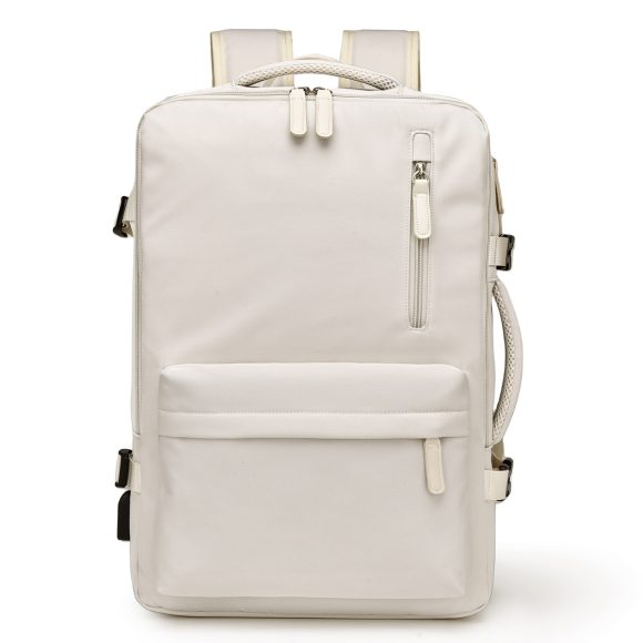 Macaron Color Expansion Backpack For Men And Women - Image 5