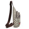 New Contrast Color PU Soft Leather Casual Chest Bag Men And Women Crossbody Tide Travel Fashion Small Backpack - Image 7
