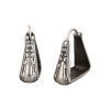European And American Retro Geometric Carved Pattern Earrings - Image 3